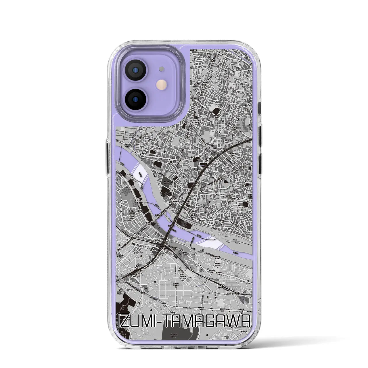 【和泉多摩川(東京都)】地図柄iPhoneケース(MagSafeタイプ)