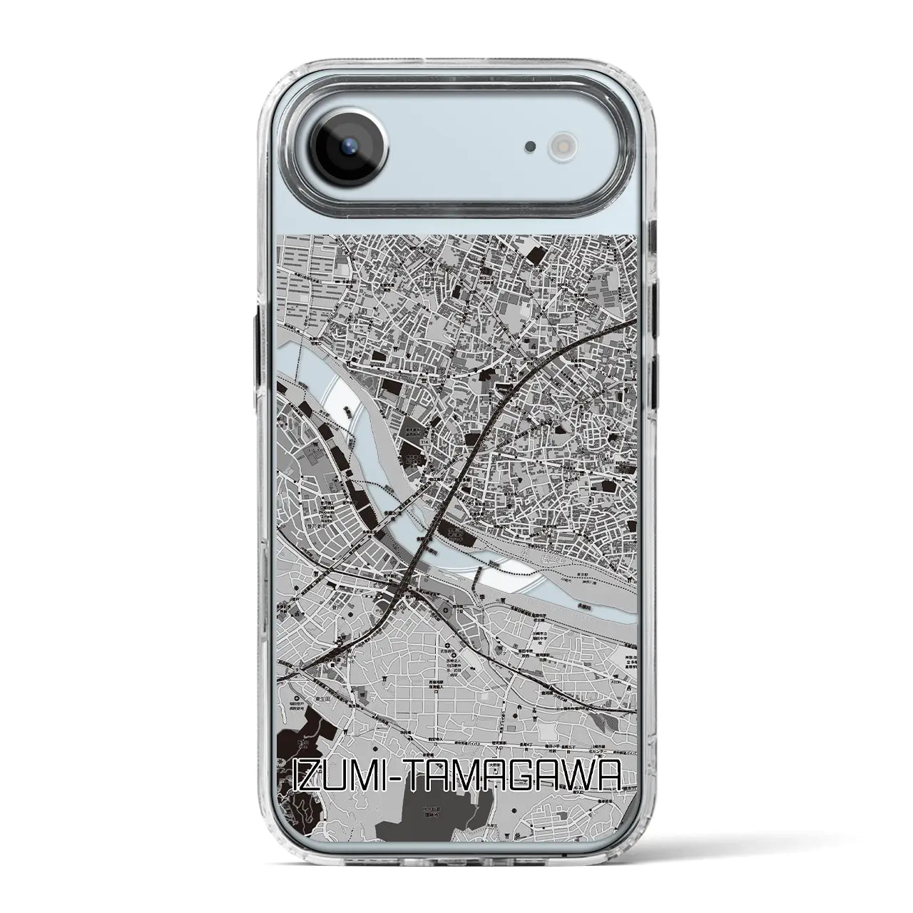 【和泉多摩川(東京都)】地図柄iPhoneケース(MagSafeタイプ)