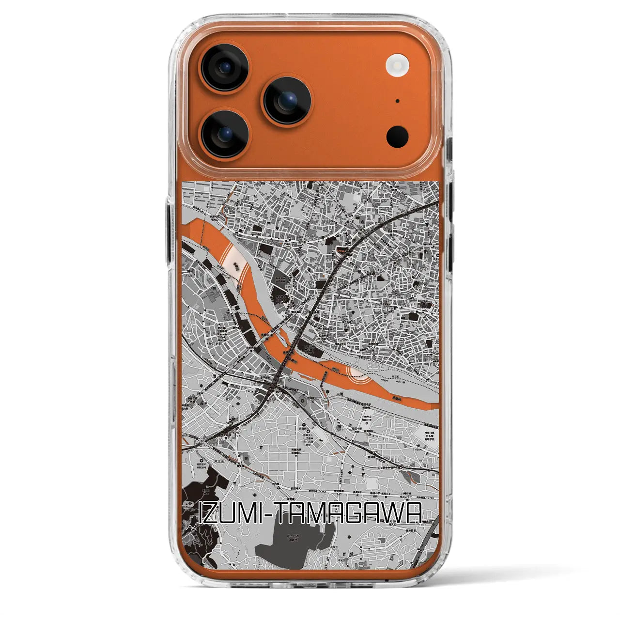 【和泉多摩川(東京都)】地図柄iPhoneケース(MagSafeタイプ)