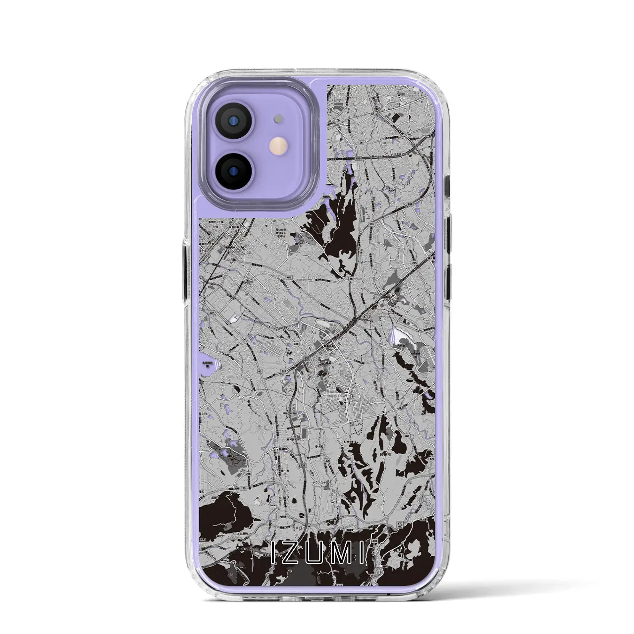 【和泉(大阪府)】地図柄iPhoneケース(MagSafeタイプ)