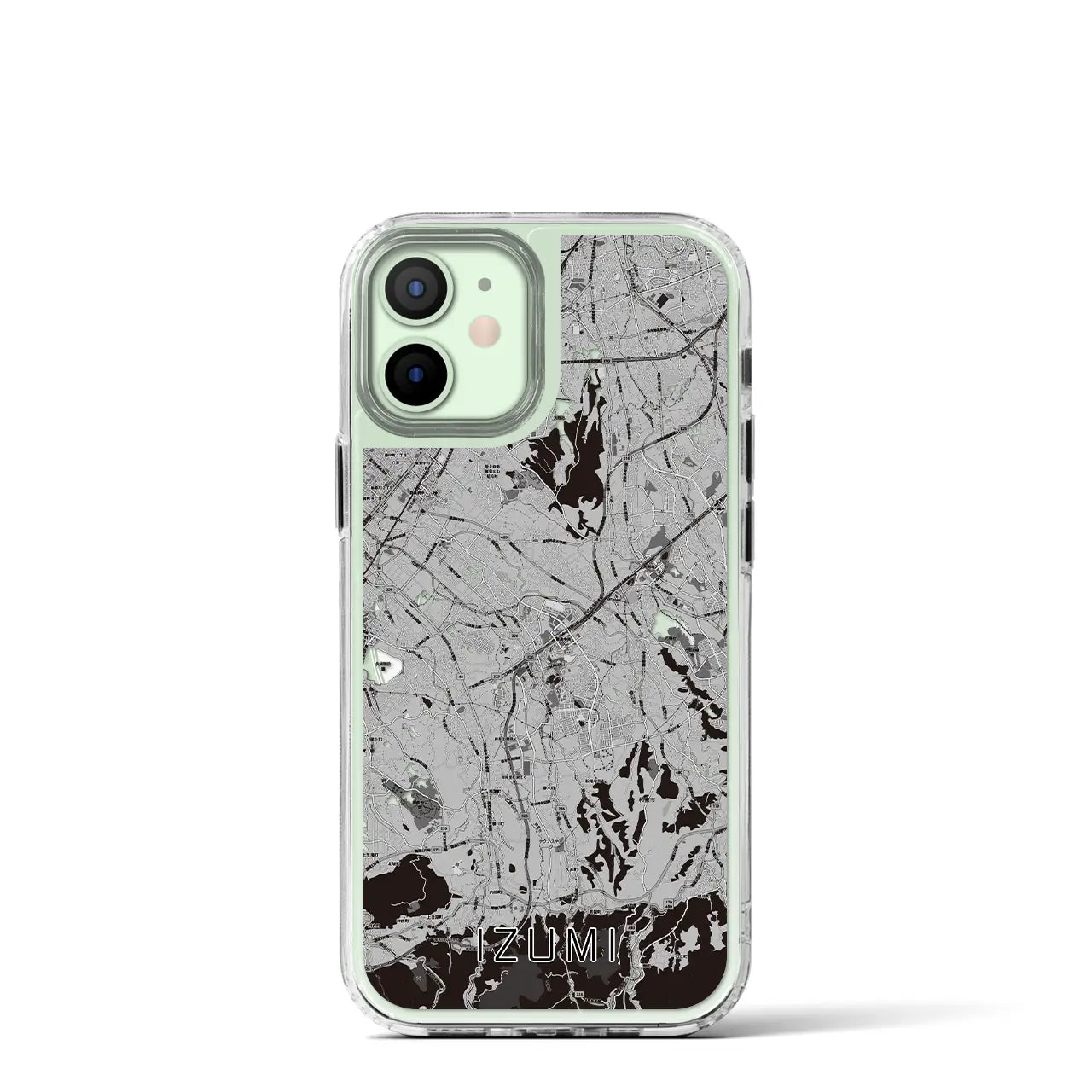 【和泉(大阪府)】地図柄iPhoneケース(MagSafeタイプ)