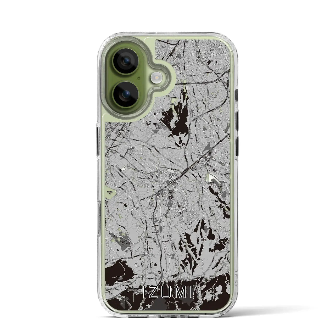 【和泉(大阪府)】地図柄iPhoneケース(MagSafeタイプ)