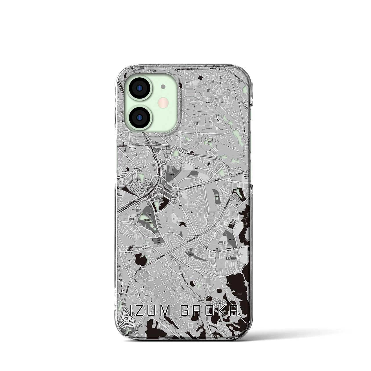 【泉ケ丘(大阪府)】地図柄iPhoneケース(クリアタイプ)