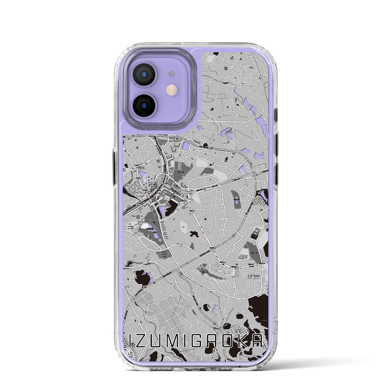【泉ケ丘(大阪府)】地図柄iPhoneケース(MagSafeタイプ)