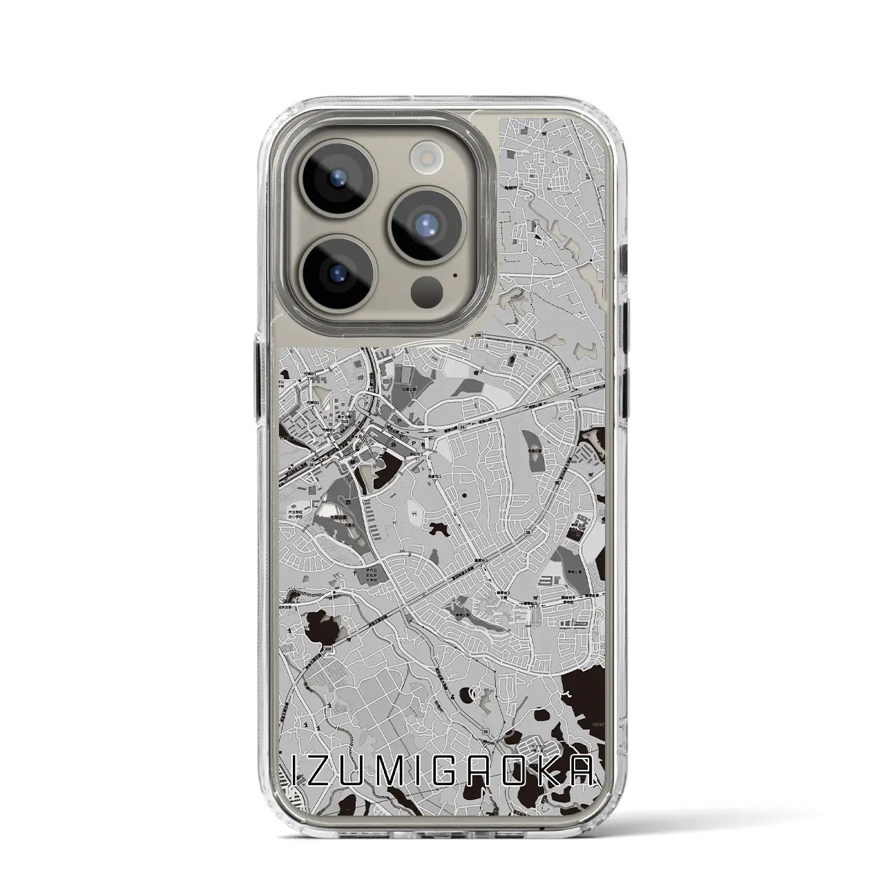 【泉ケ丘(大阪府)】地図柄iPhoneケース(MagSafeタイプ)