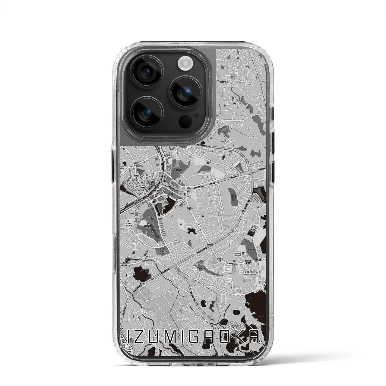 【泉ケ丘(大阪府)】地図柄iPhoneケース(MagSafeタイプ)