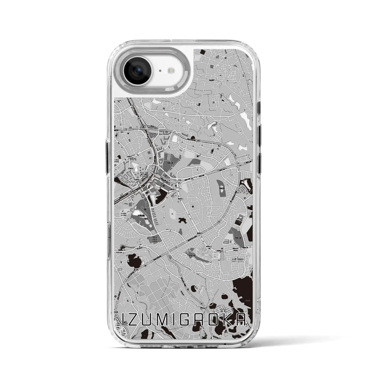 【泉ケ丘(大阪府)】地図柄iPhoneケース(MagSafeタイプ)