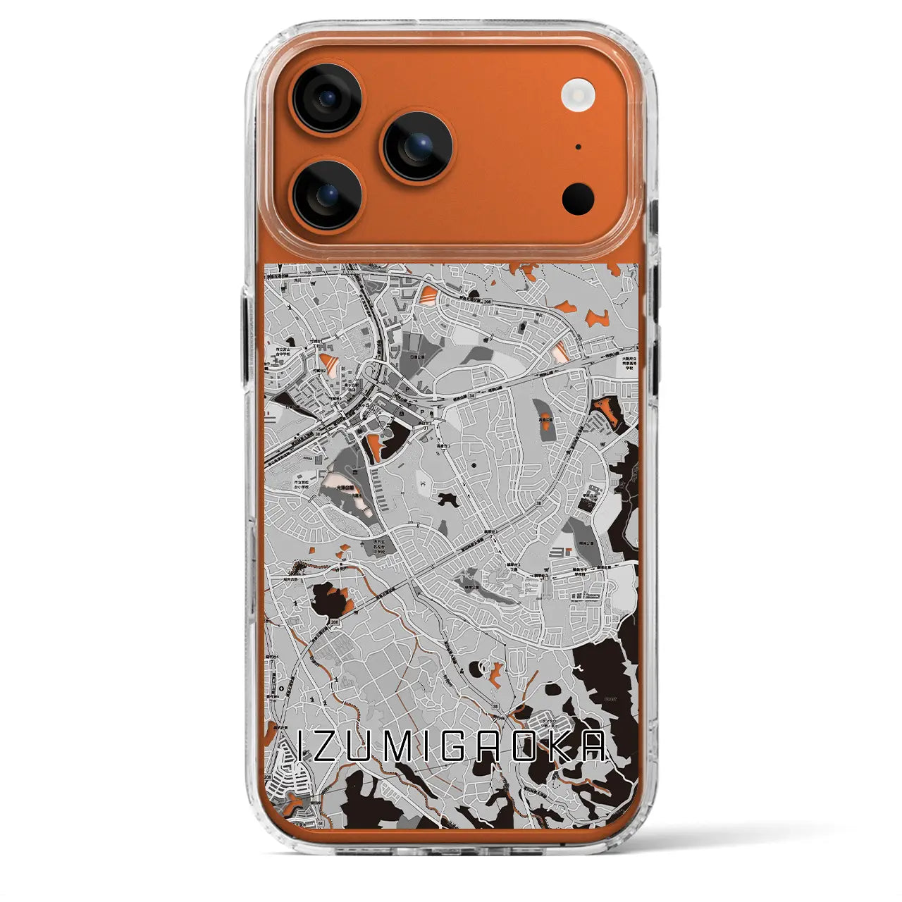 【泉ケ丘(大阪府)】地図柄iPhoneケース(MagSafeタイプ)