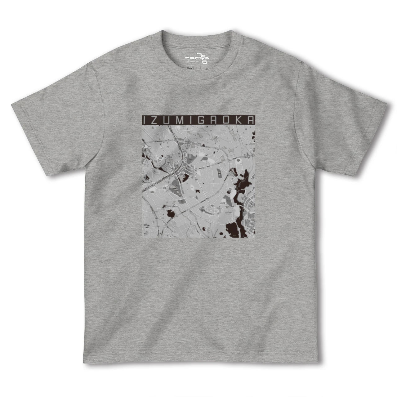 【泉ケ丘(大阪府)】地図柄ヘビーウェイトTシャツ