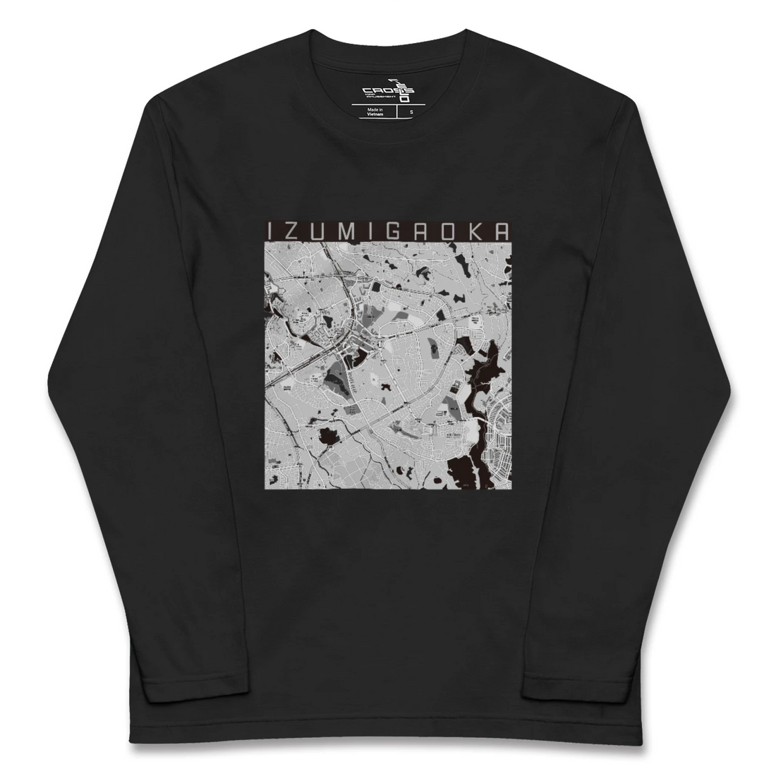 【泉ケ丘(大阪府)】地図柄ロングスリーブTシャツ