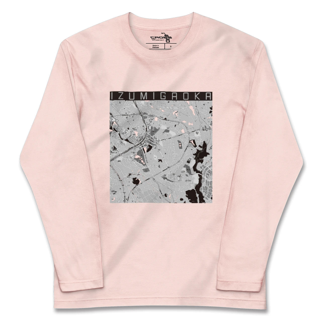 【泉ケ丘(大阪府)】地図柄ロングスリーブTシャツ