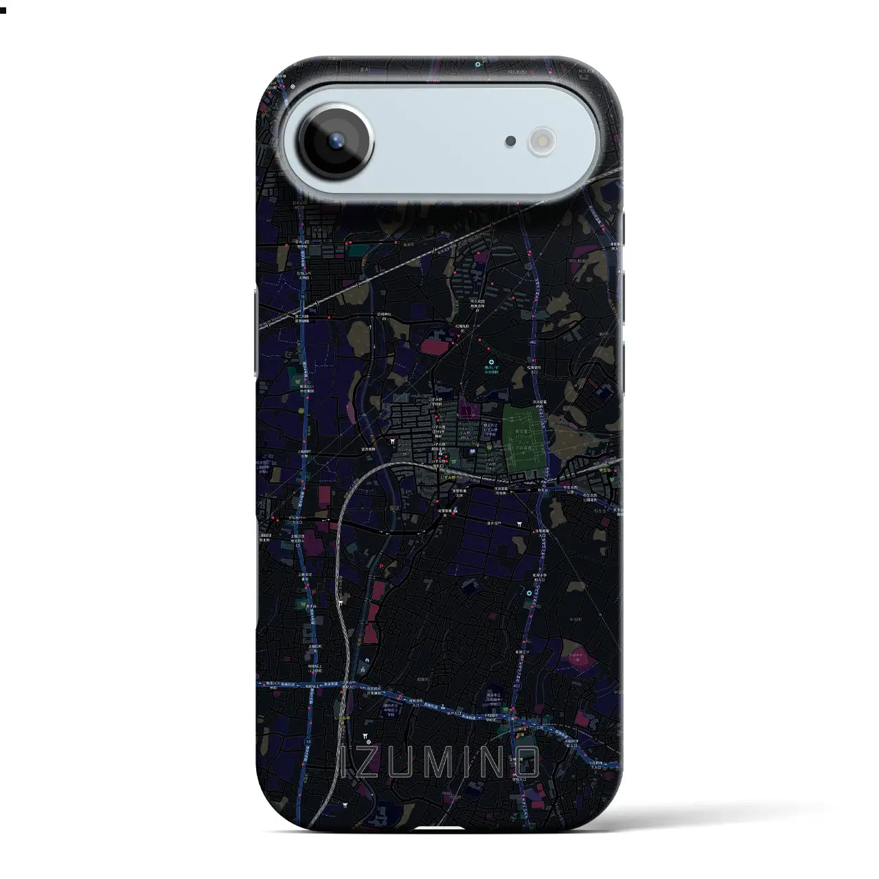 【いずみ野(神奈川県)】地図柄iPhoneケース(バックカバータイプ)