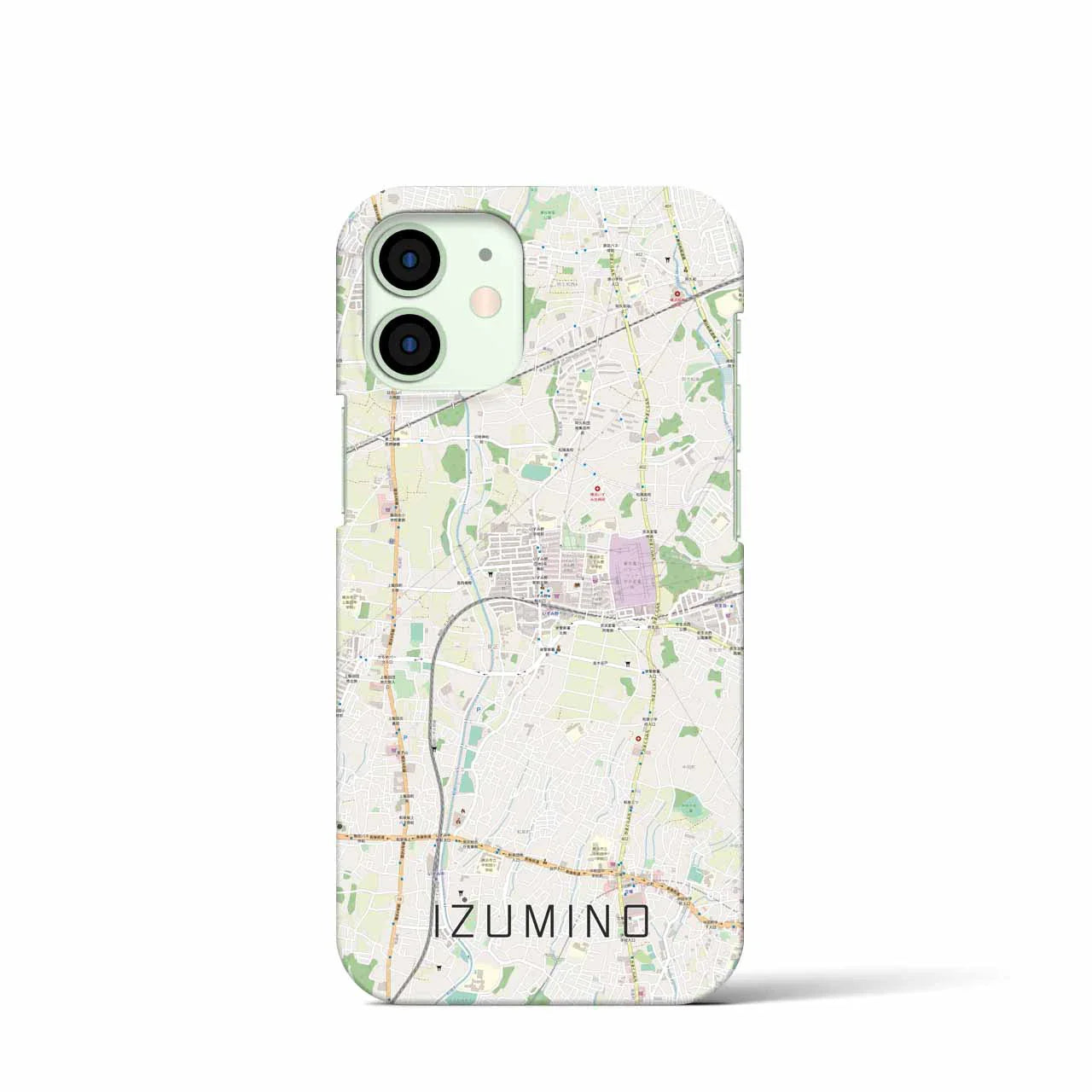 【いずみ野(神奈川県)】地図柄iPhoneケース(バックカバータイプ)