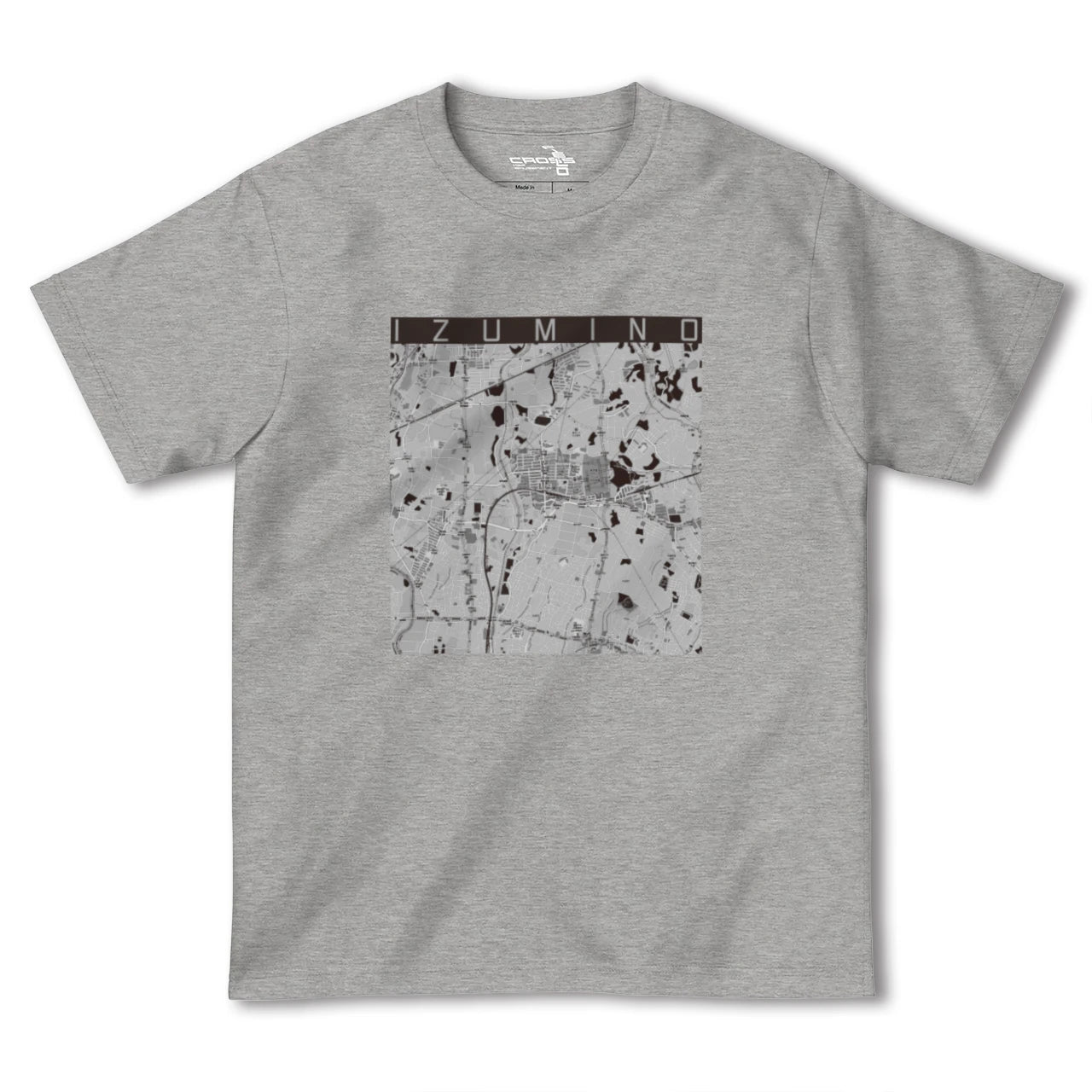 【いずみ野(神奈川県)】地図柄ヘビーウェイトTシャツ