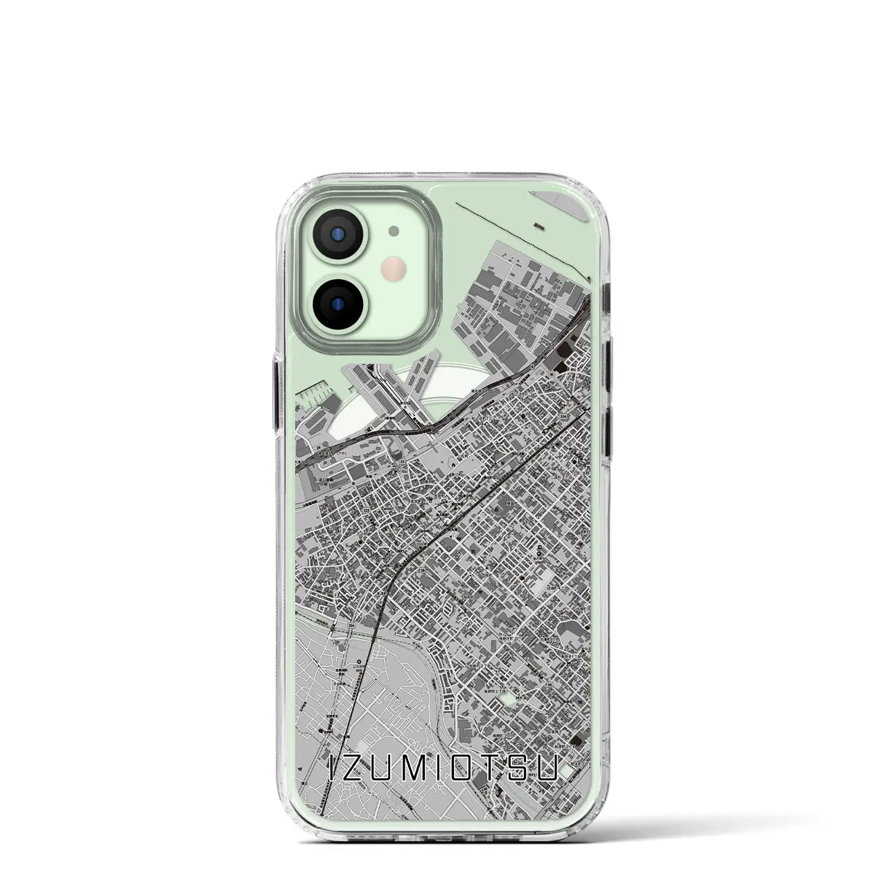 【泉大津(大阪府)】地図柄iPhoneケース(MagSafeタイプ)