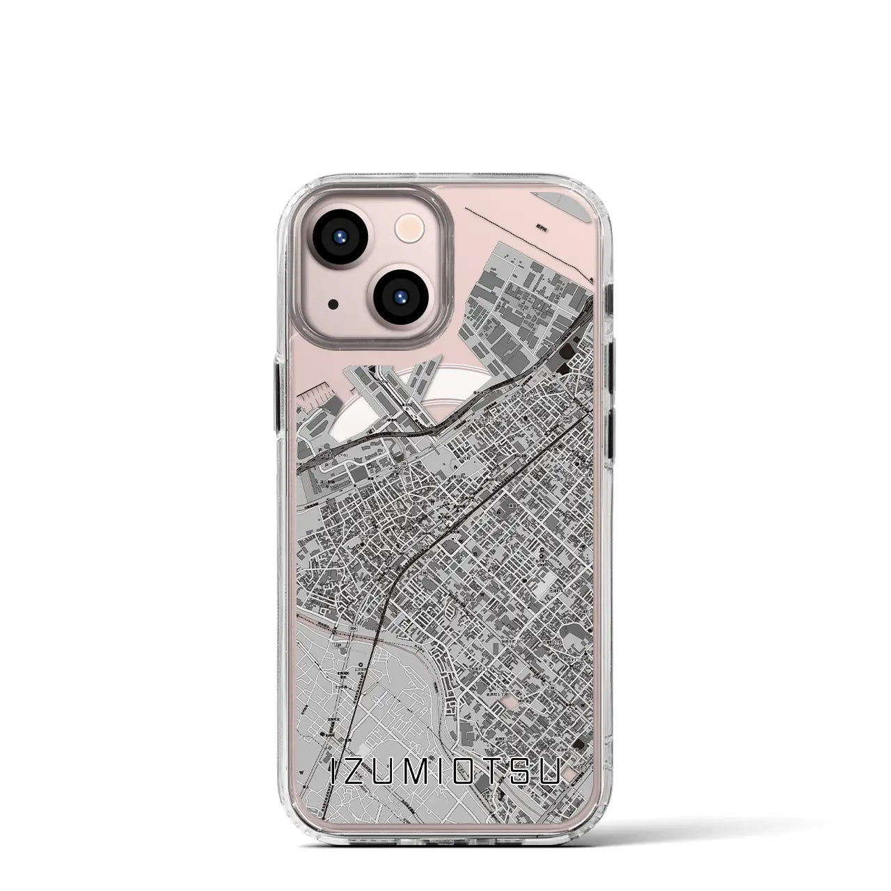 【泉大津(大阪府)】地図柄iPhoneケース(MagSafeタイプ)