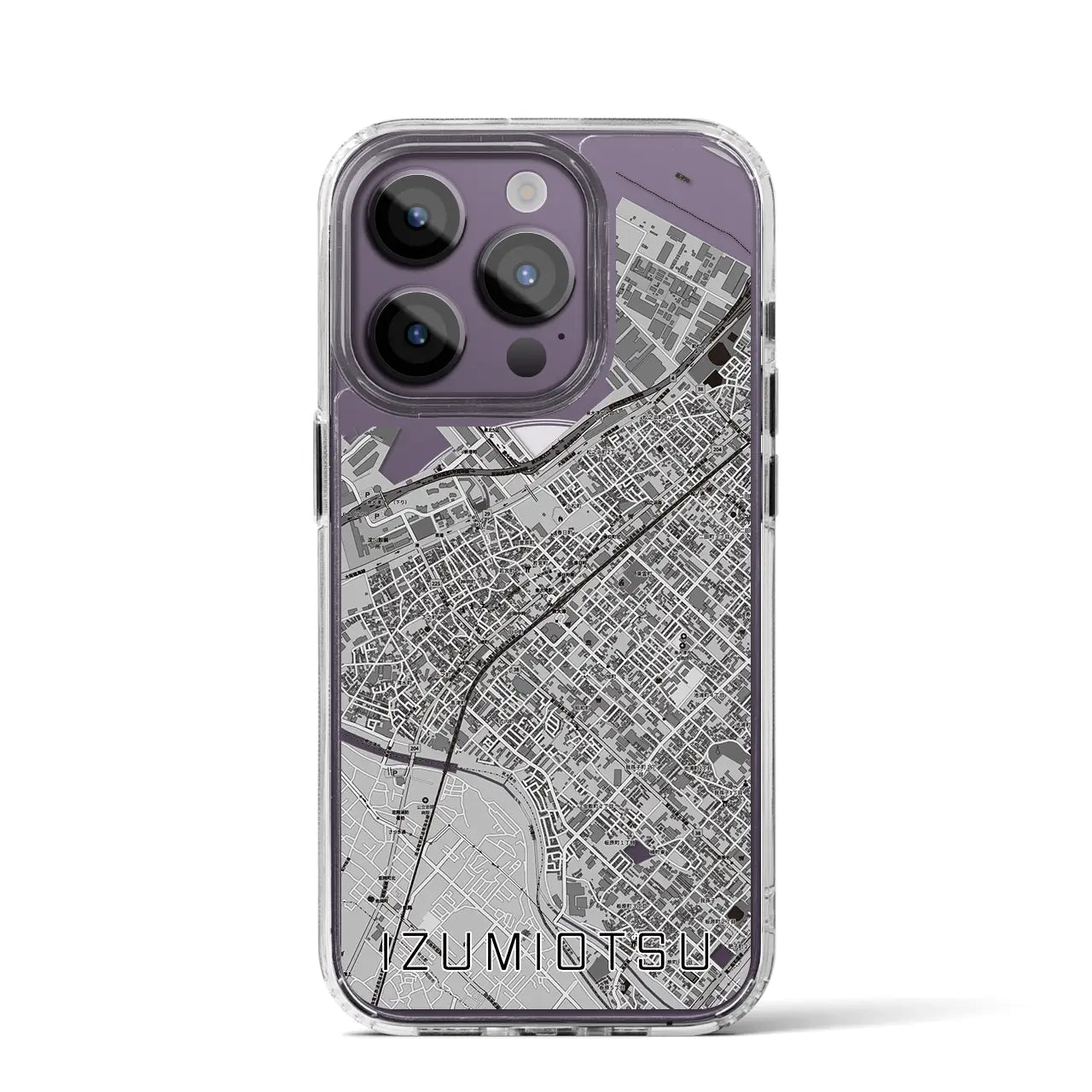 【泉大津(大阪府)】地図柄iPhoneケース(MagSafeタイプ)