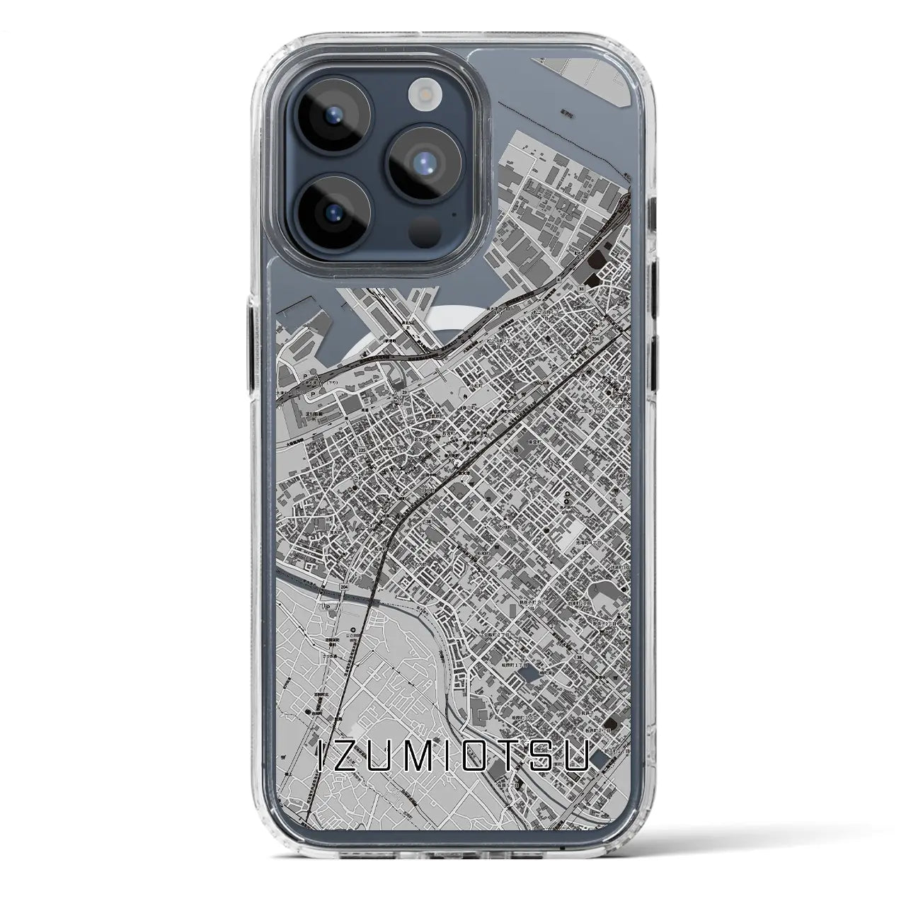 【泉大津(大阪府)】地図柄iPhoneケース(MagSafeタイプ)