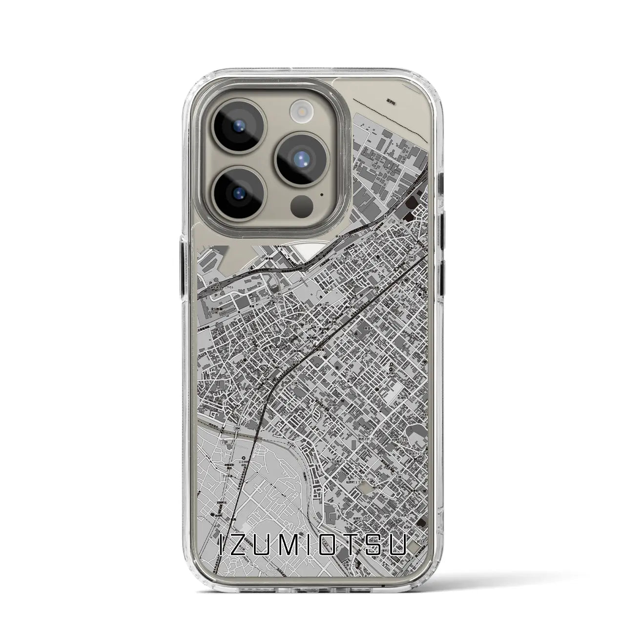 【泉大津(大阪府)】地図柄iPhoneケース(MagSafeタイプ)