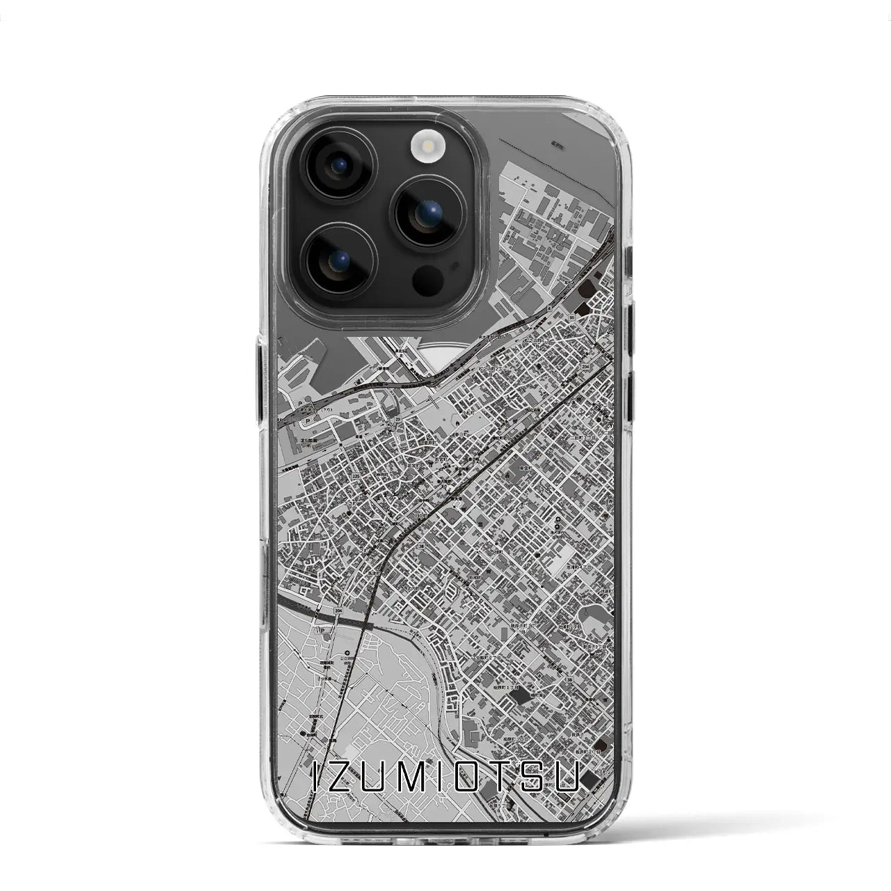 【泉大津(大阪府)】地図柄iPhoneケース(MagSafeタイプ)