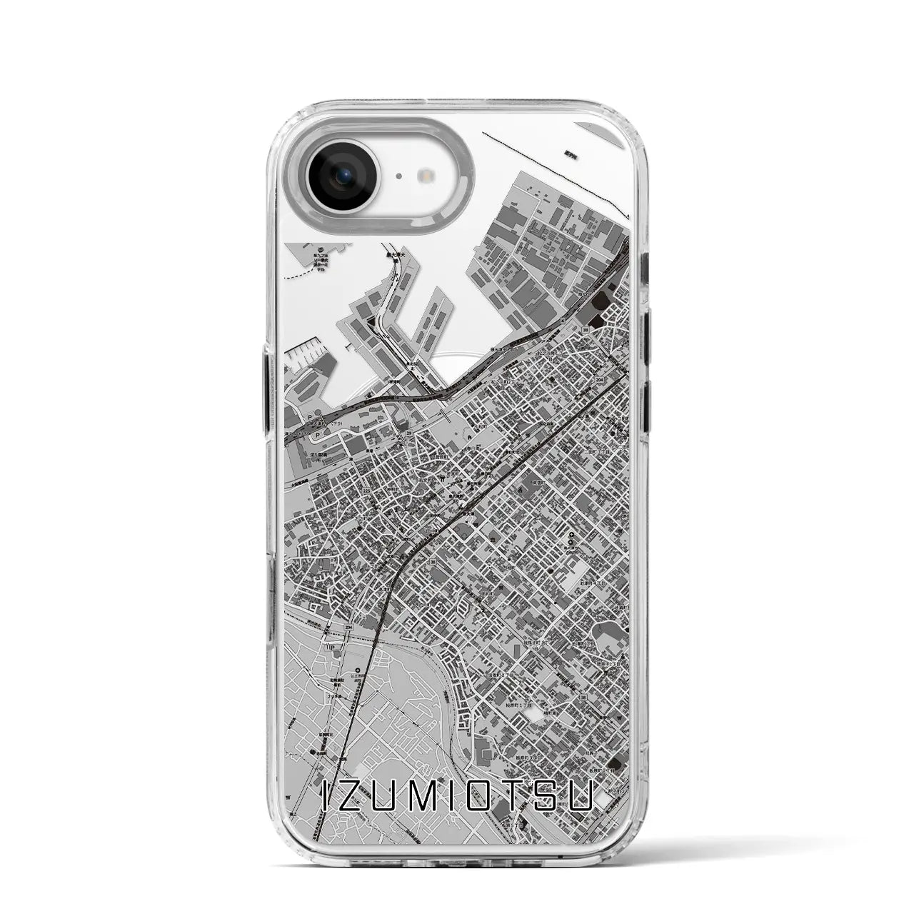 【泉大津(大阪府)】地図柄iPhoneケース(MagSafeタイプ)