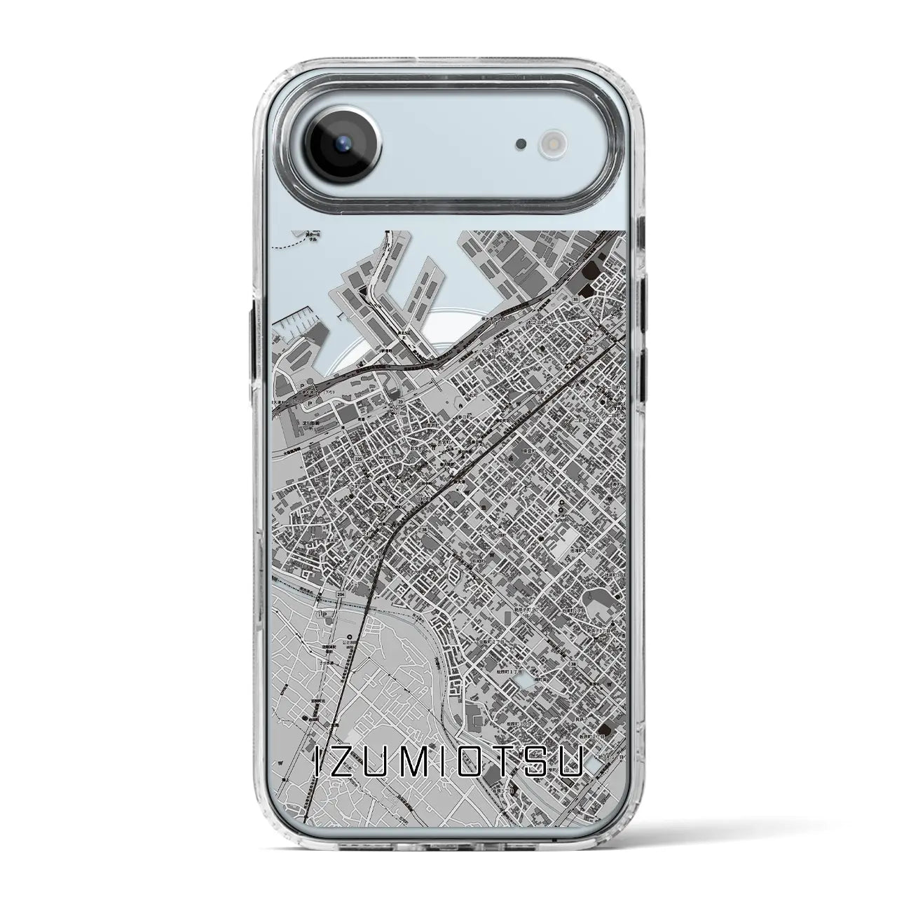 【泉大津(大阪府)】地図柄iPhoneケース(MagSafeタイプ)