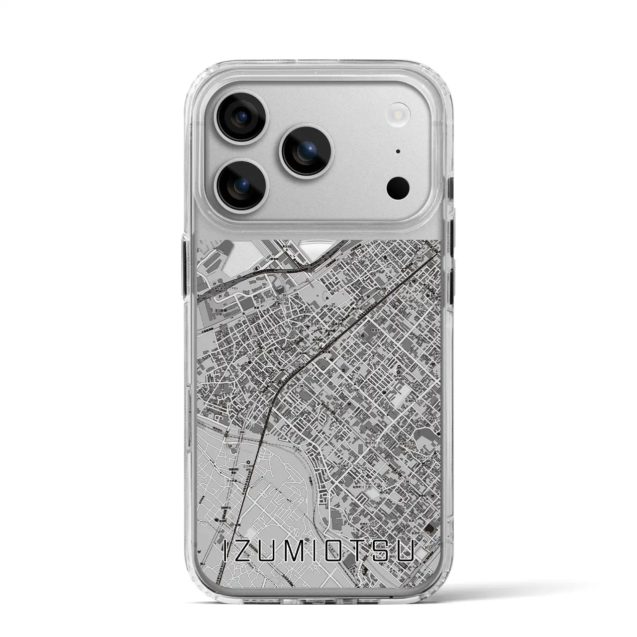 【泉大津(大阪府)】地図柄iPhoneケース(MagSafeタイプ)
