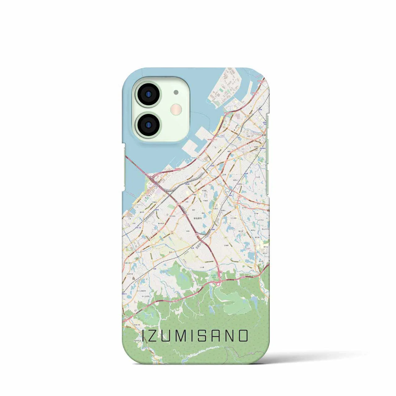 【泉佐野(大阪府)】地図柄iPhoneケース(バックカバータイプ)