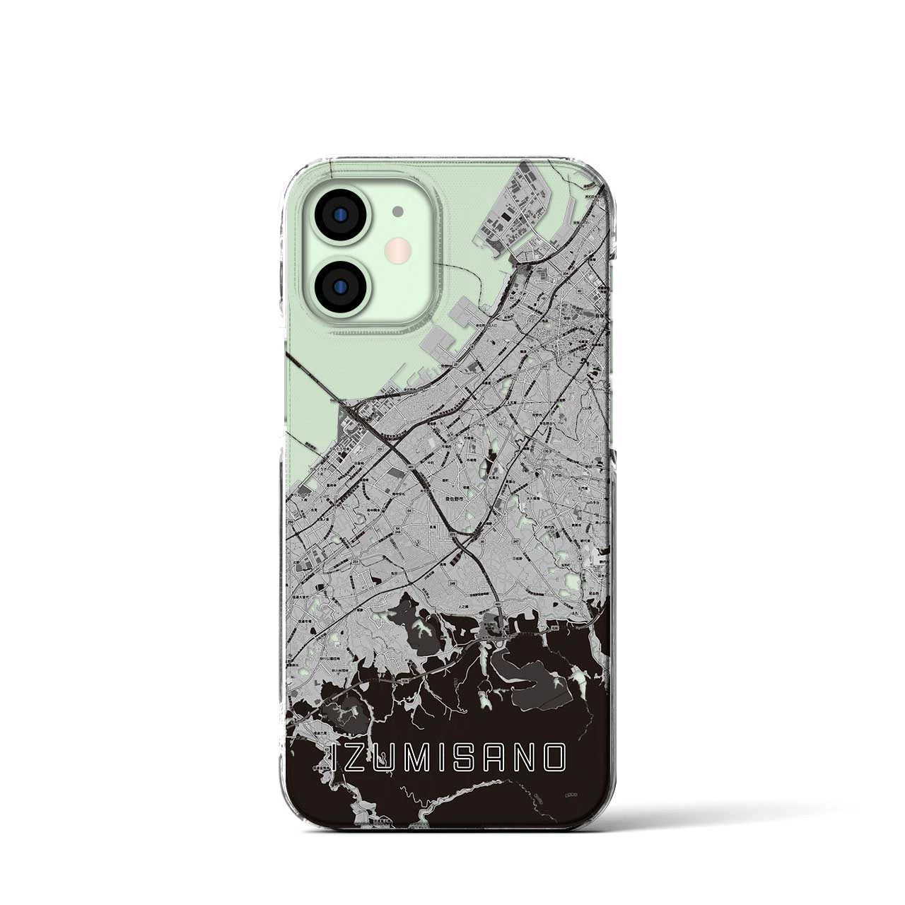 【泉佐野(大阪府)】地図柄iPhoneケース(クリアタイプ)