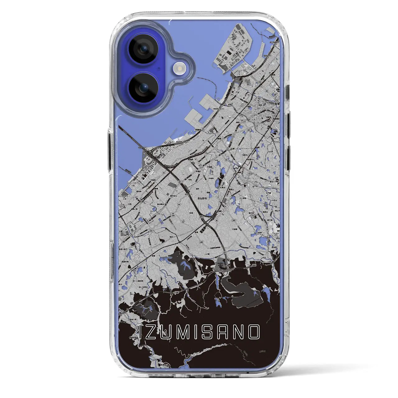 【泉佐野(大阪府)】地図柄iPhoneケース(MagSafeタイプ)