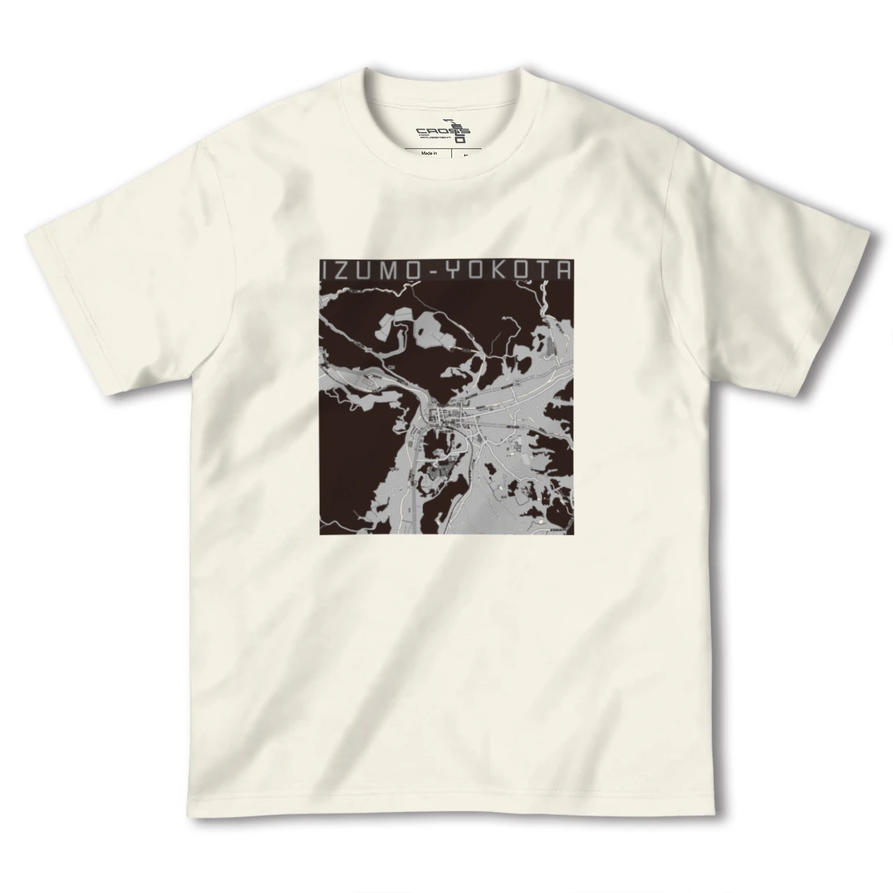 【出雲横田(島根県)】地図柄ヘビーウェイトTシャツ