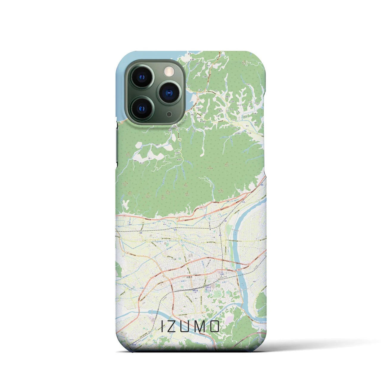 【出雲(島根県)】地図柄iPhoneケース(バックカバータイプ)