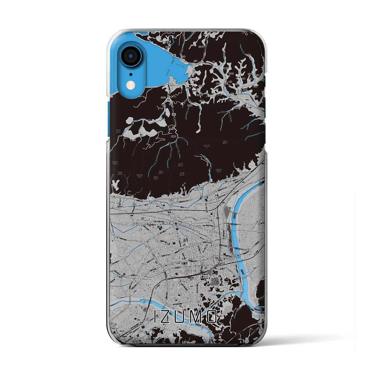 【出雲(島根県)】地図柄iPhoneケース(クリアタイプ)