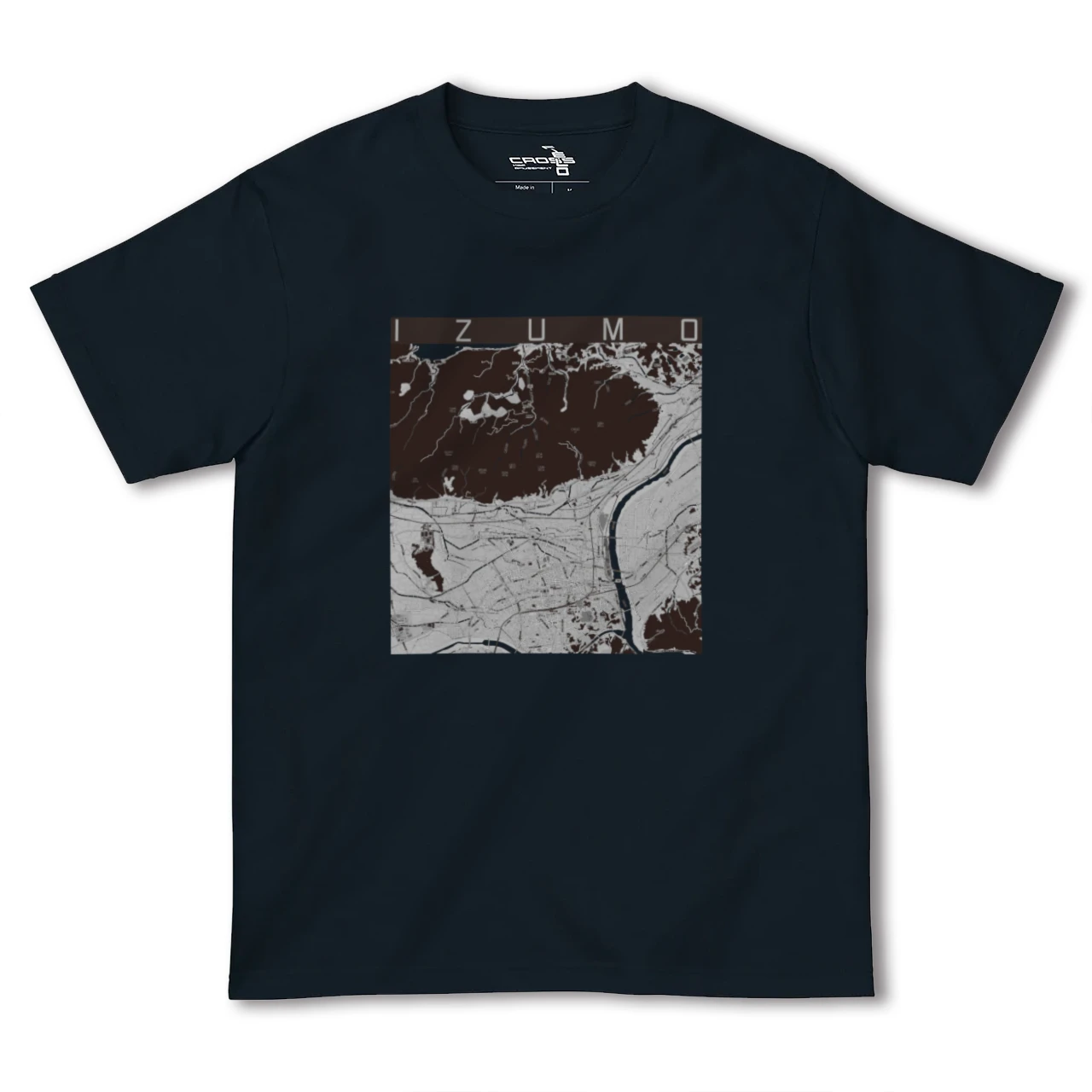 【出雲(島根県)】地図柄ヘビーウェイトTシャツ