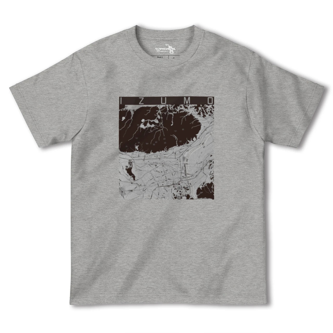 【出雲(島根県)】地図柄ヘビーウェイトTシャツ