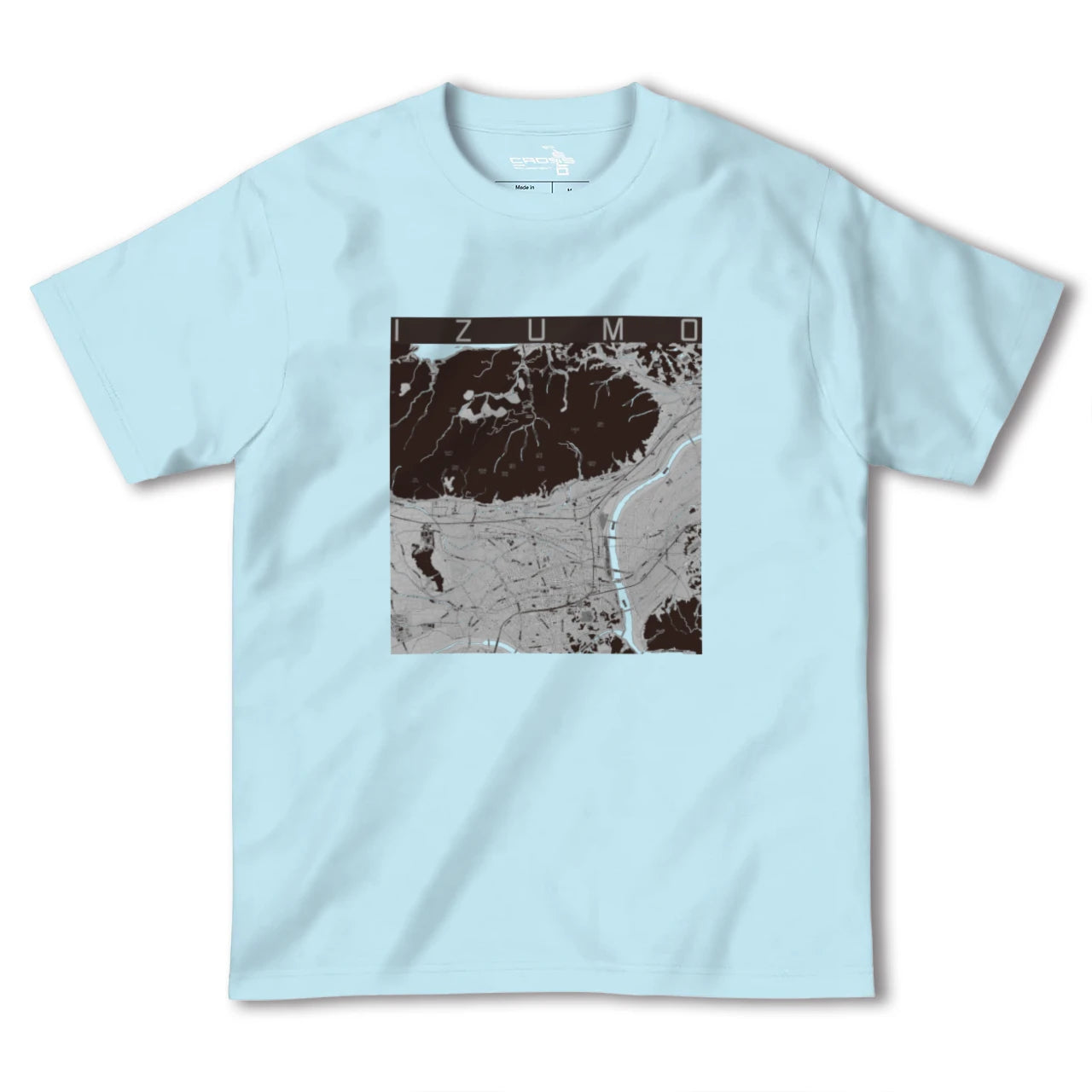 【出雲(島根県)】地図柄ヘビーウェイトTシャツ
