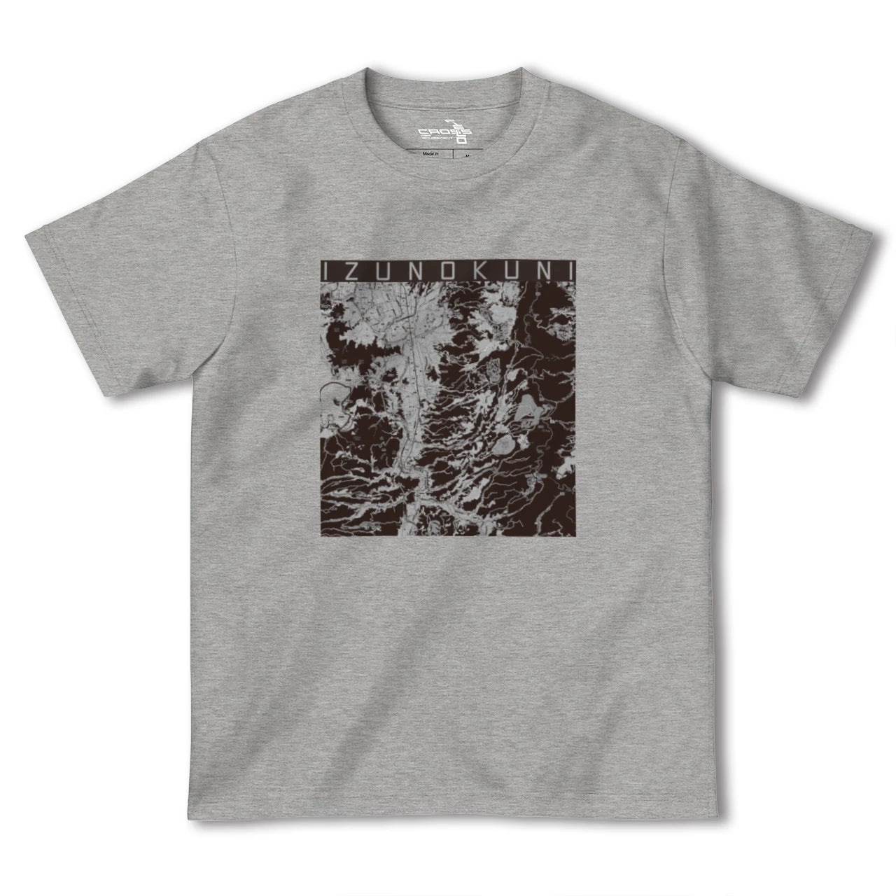 【伊豆の国(静岡県)】地図柄ヘビーウェイトTシャツ