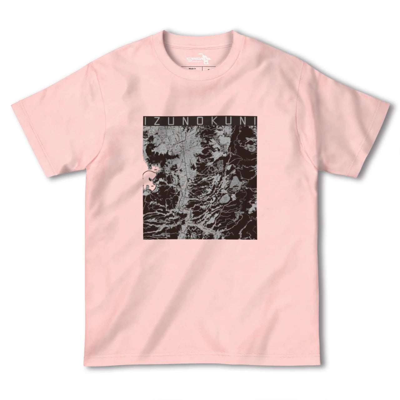 【伊豆の国(静岡県)】地図柄ヘビーウェイトTシャツ