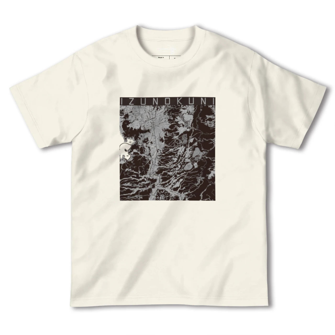 【伊豆の国(静岡県)】地図柄ヘビーウェイトTシャツ
