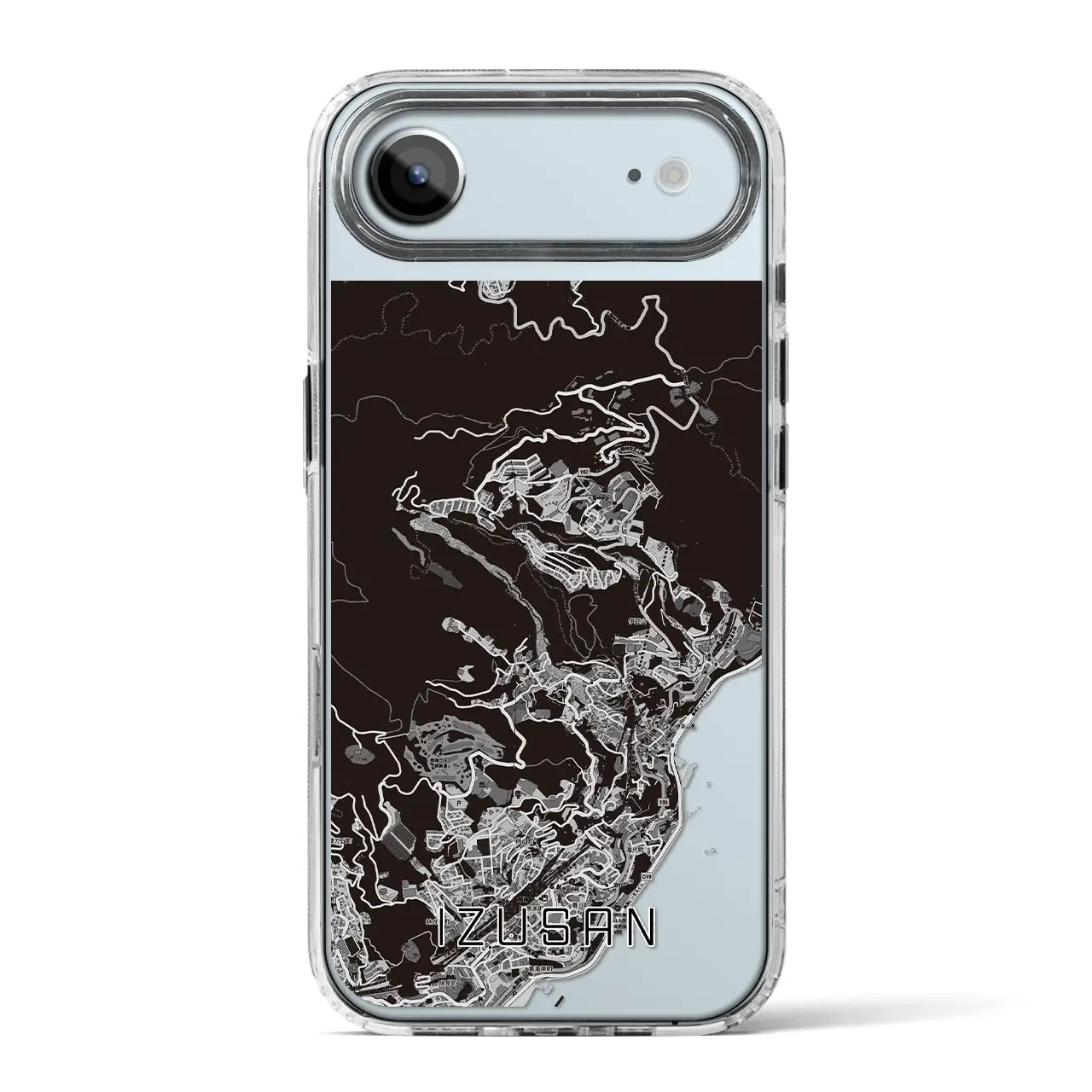 【伊豆山(静岡県)】地図柄iPhoneケース(MagSafeタイプ)