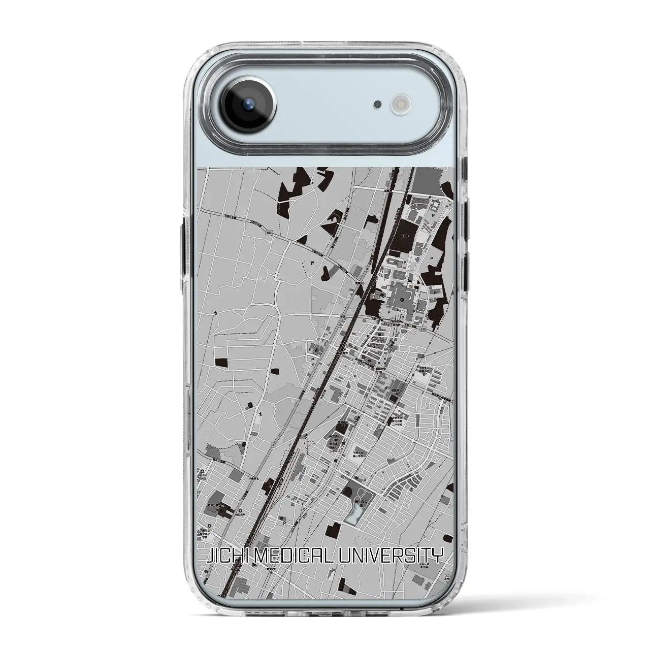 【自治医大(栃木県)】地図柄iPhoneケース(MagSafeタイプ)