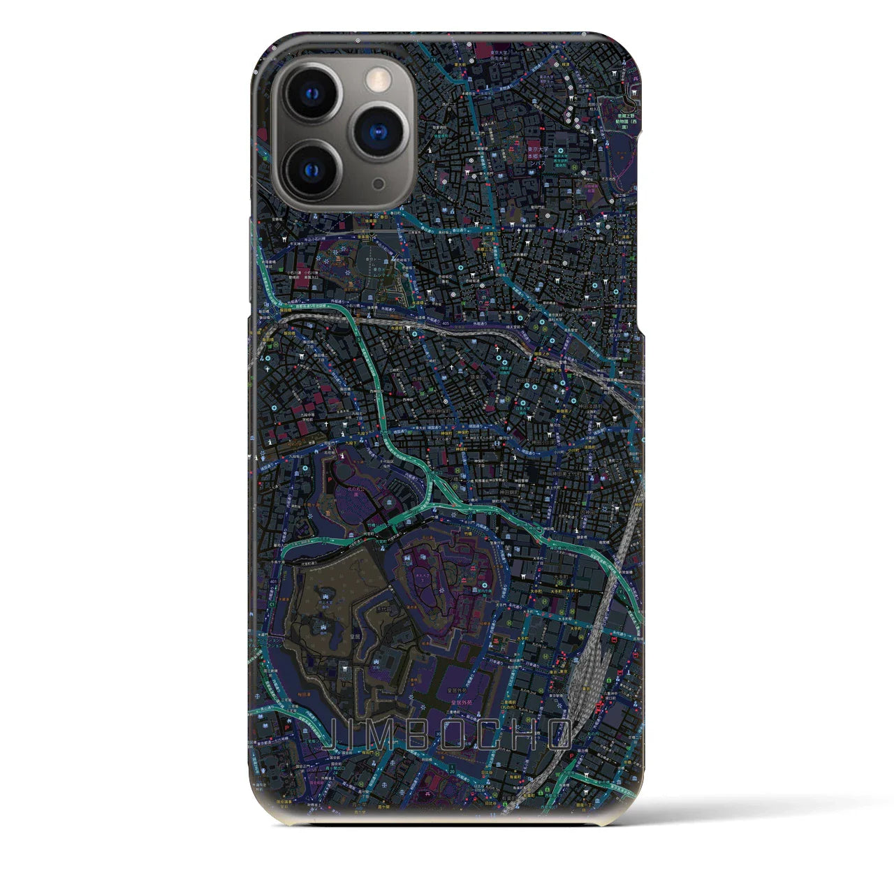 【神保町(東京都)】地図柄iPhoneケース(バックカバータイプ)