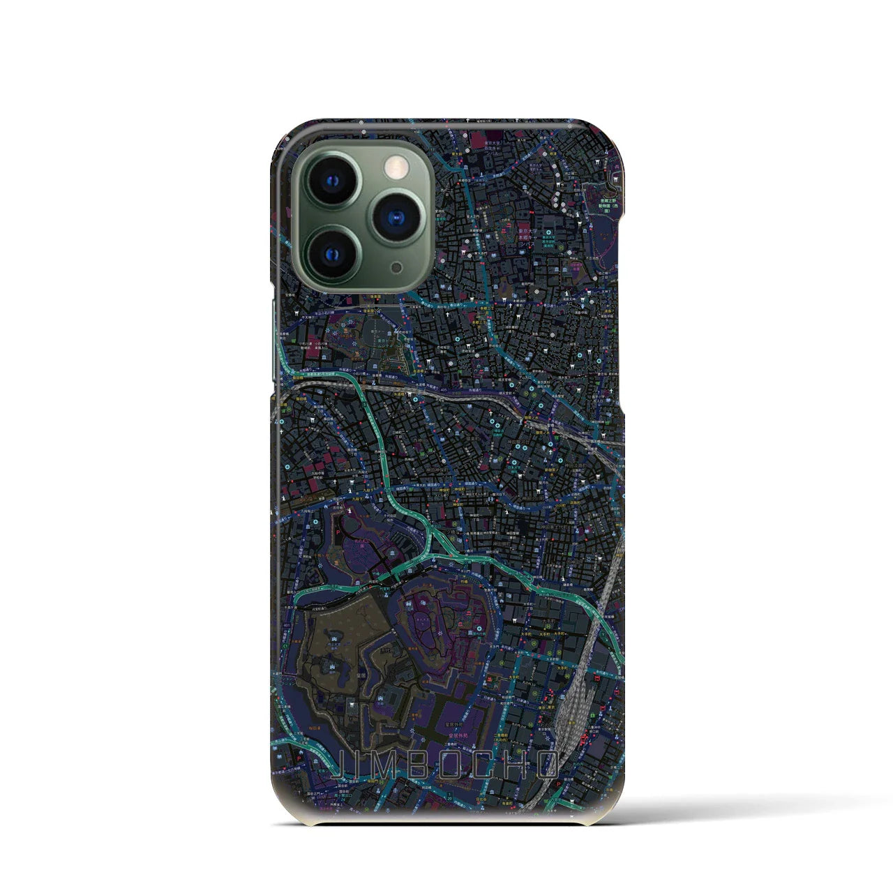 【神保町(東京都)】地図柄iPhoneケース(バックカバータイプ)