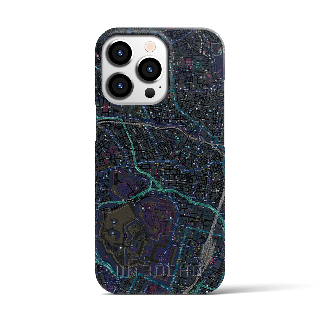 【神保町(東京都)】地図柄iPhoneケース(バックカバータイプ)