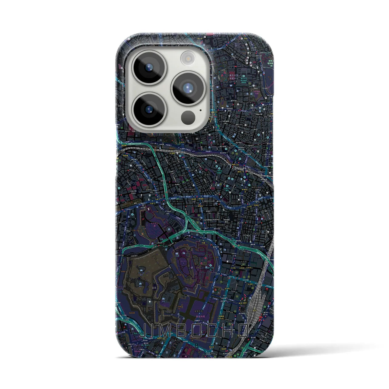 【神保町(東京都)】地図柄iPhoneケース(バックカバータイプ)