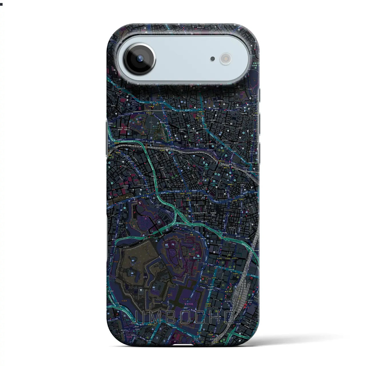 【神保町(東京都)】地図柄iPhoneケース(バックカバータイプ)