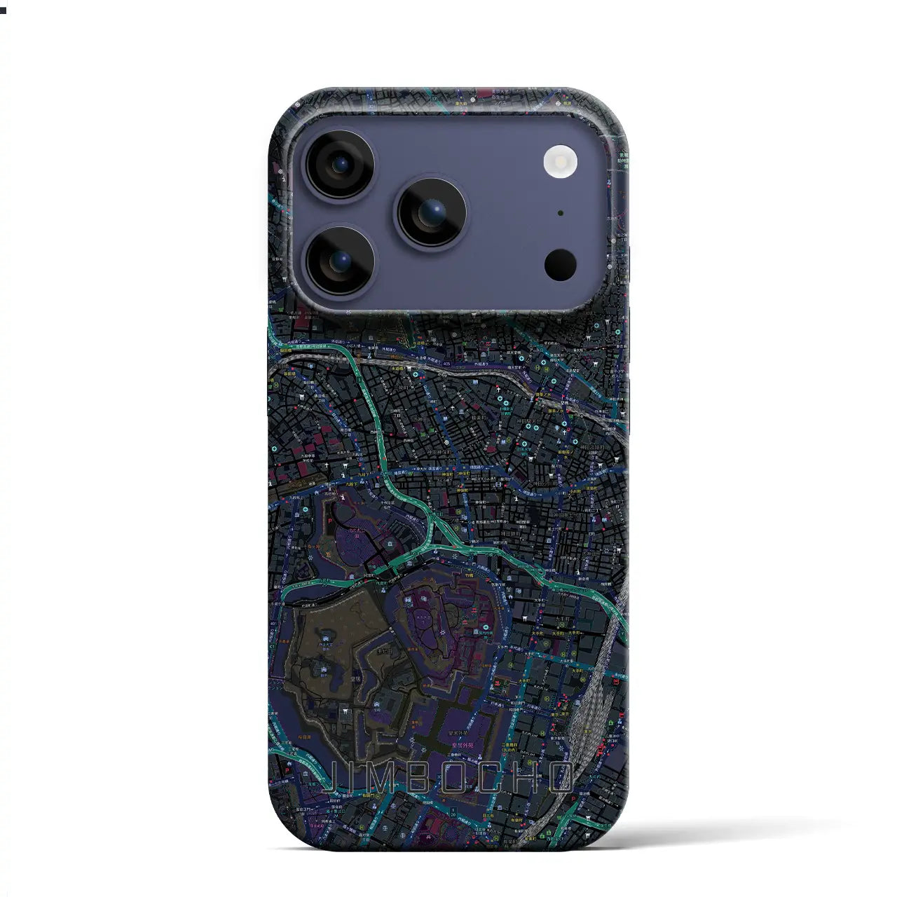 【神保町(東京都)】地図柄iPhoneケース(バックカバータイプ)