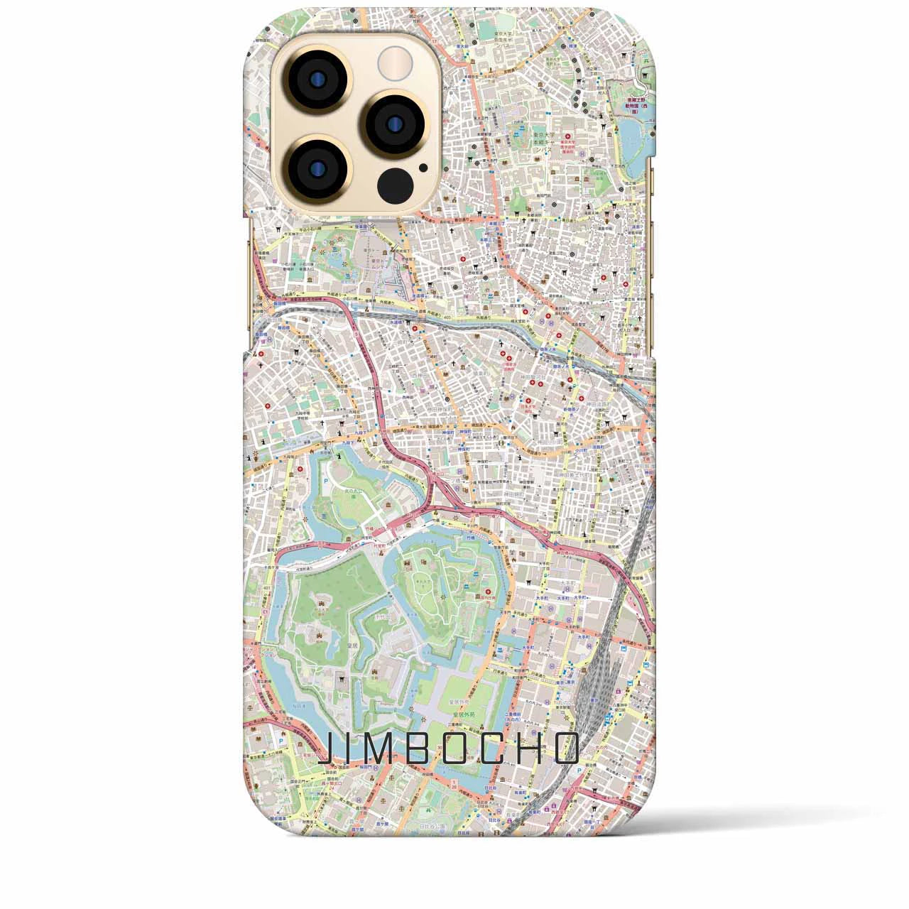【神保町(東京都)】地図柄iPhoneケース(バックカバータイプ)
