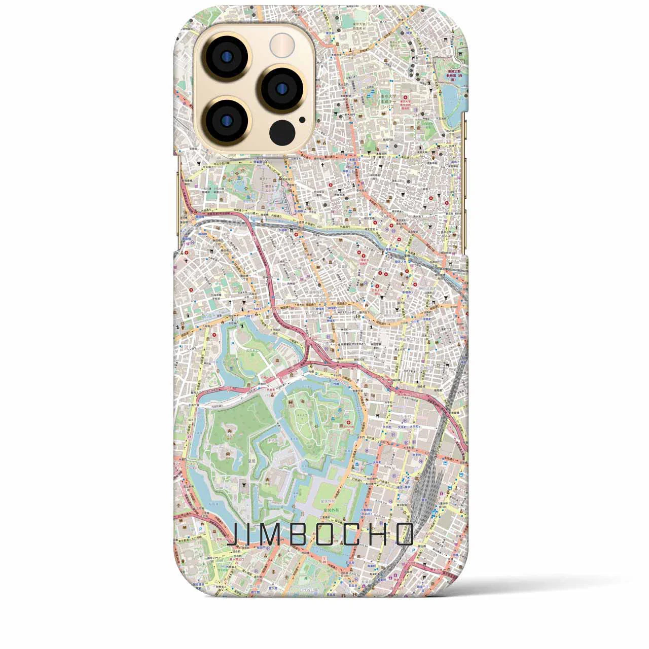 【神保町(東京都)】地図柄iPhoneケース(バックカバータイプ)