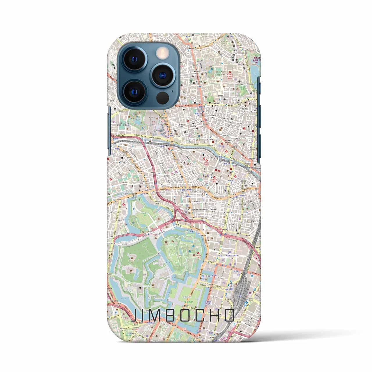 【神保町(東京都)】地図柄iPhoneケース(バックカバータイプ)